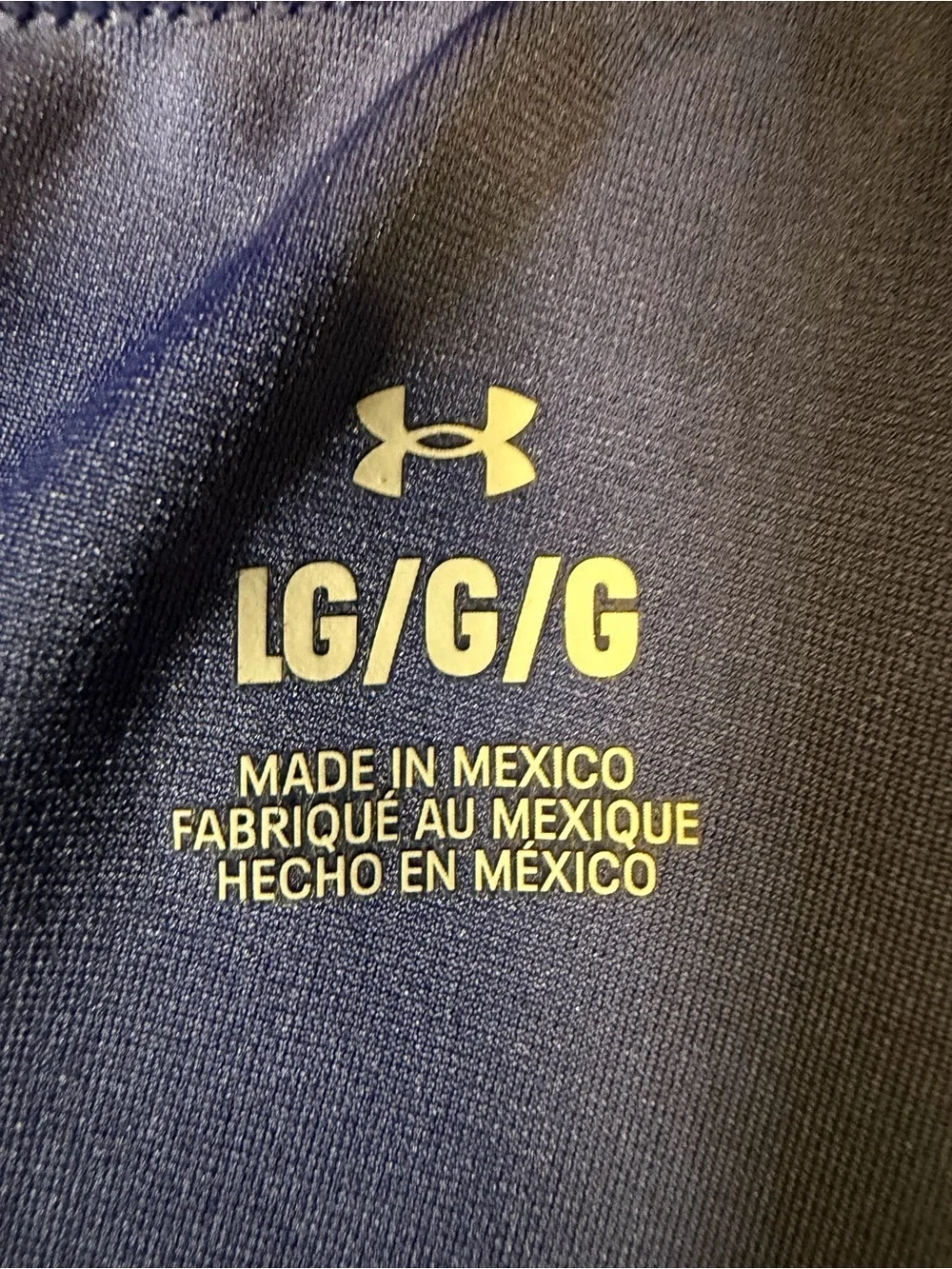 LG Blue printed Under Armour active ware